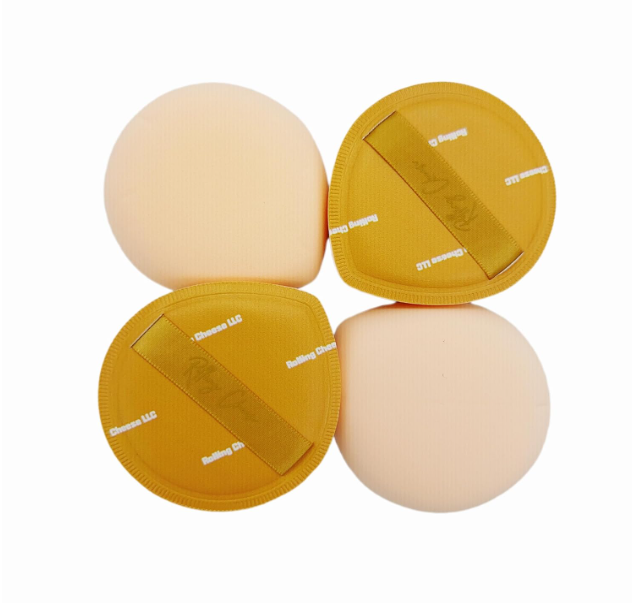 2PC Premium Skin-Friendly Powder Puff 🌸 - Wet & Dry Use 💧, Soft as Baby's Skin 🍼, Continuous Powder Release 🌿