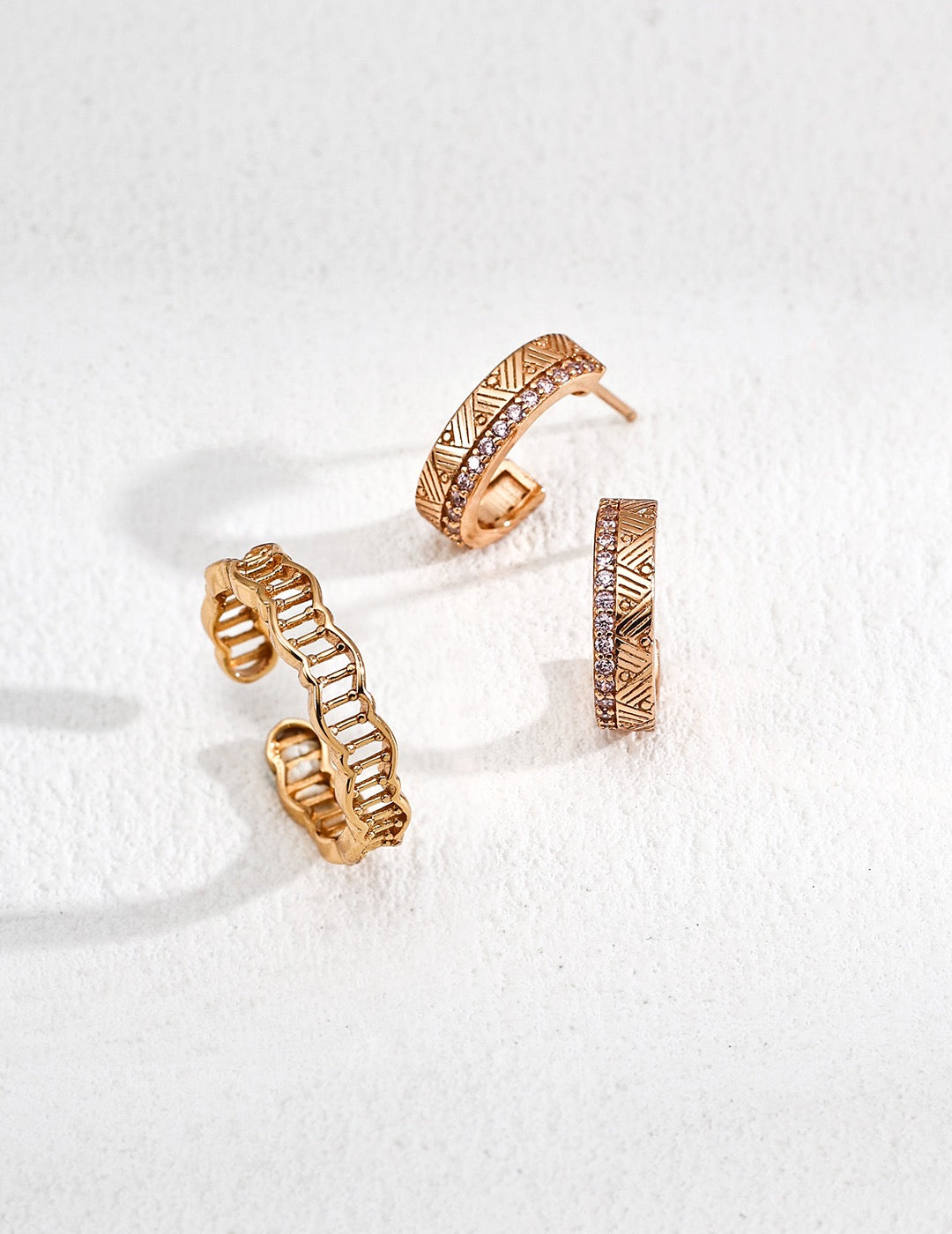 💍 S925 Sterling Silver Minimalist Open Ring – Adjustable Vintage Design